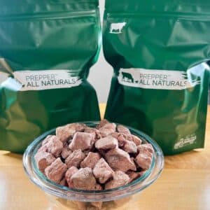 Freeze Dried, Sous Vide Beef Cubes