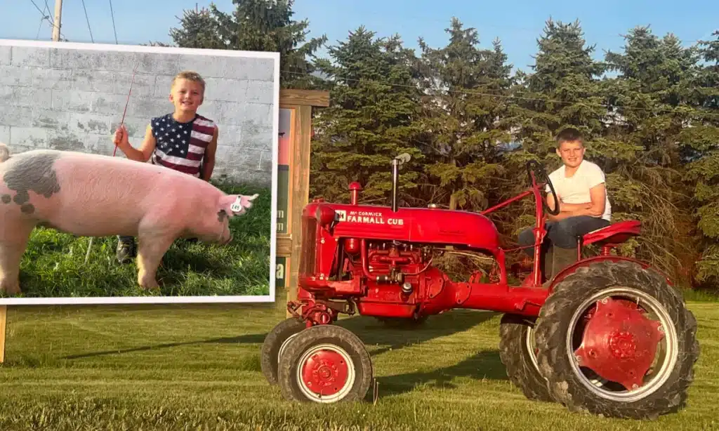 Boy, 10, Buys Antique Tractor With $2,800 Life Savings to Help Tend the 200-Acre Family Farm